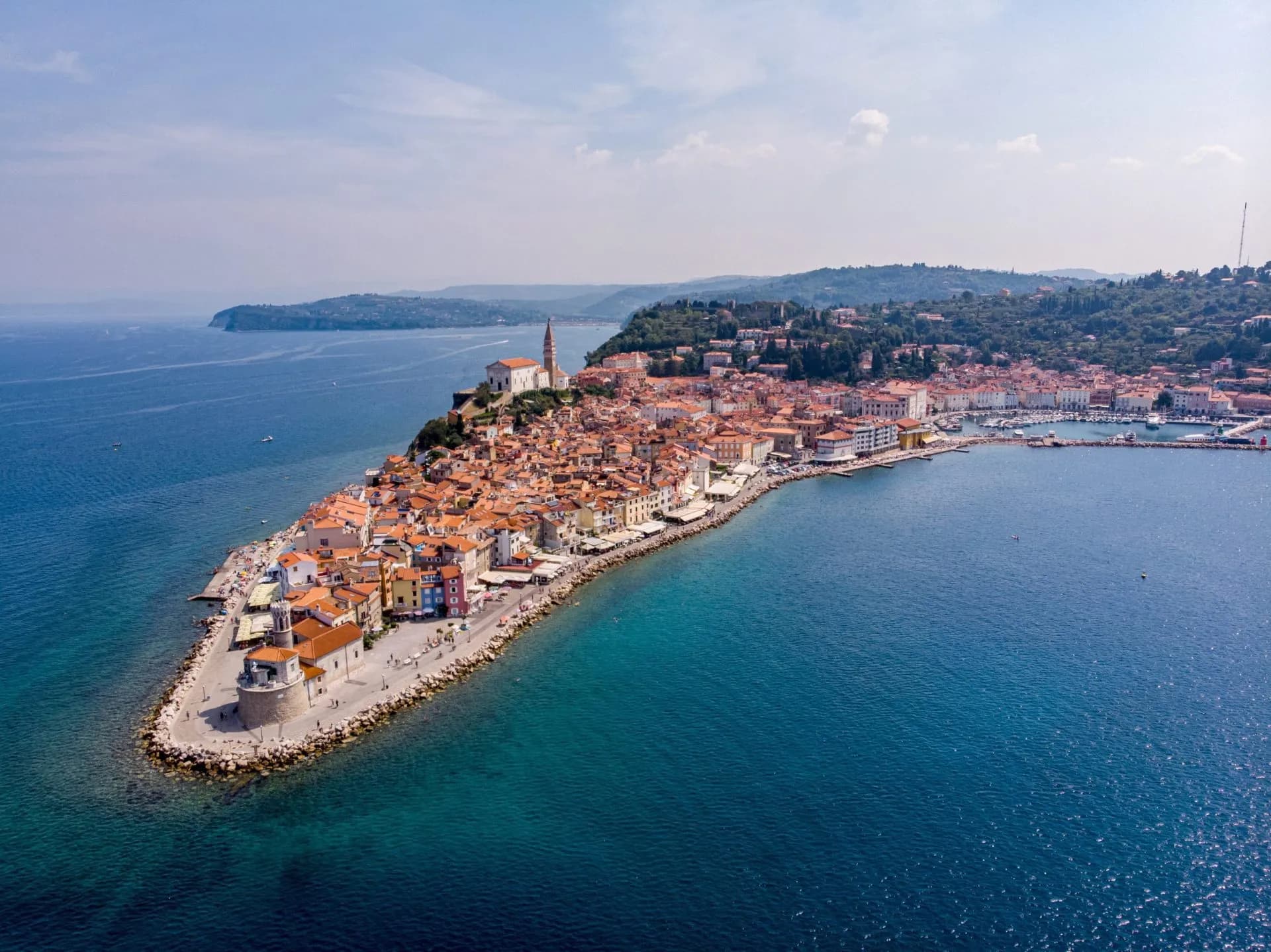 piran slovenia drone shot beautiful town stockpack adobe stock scaled