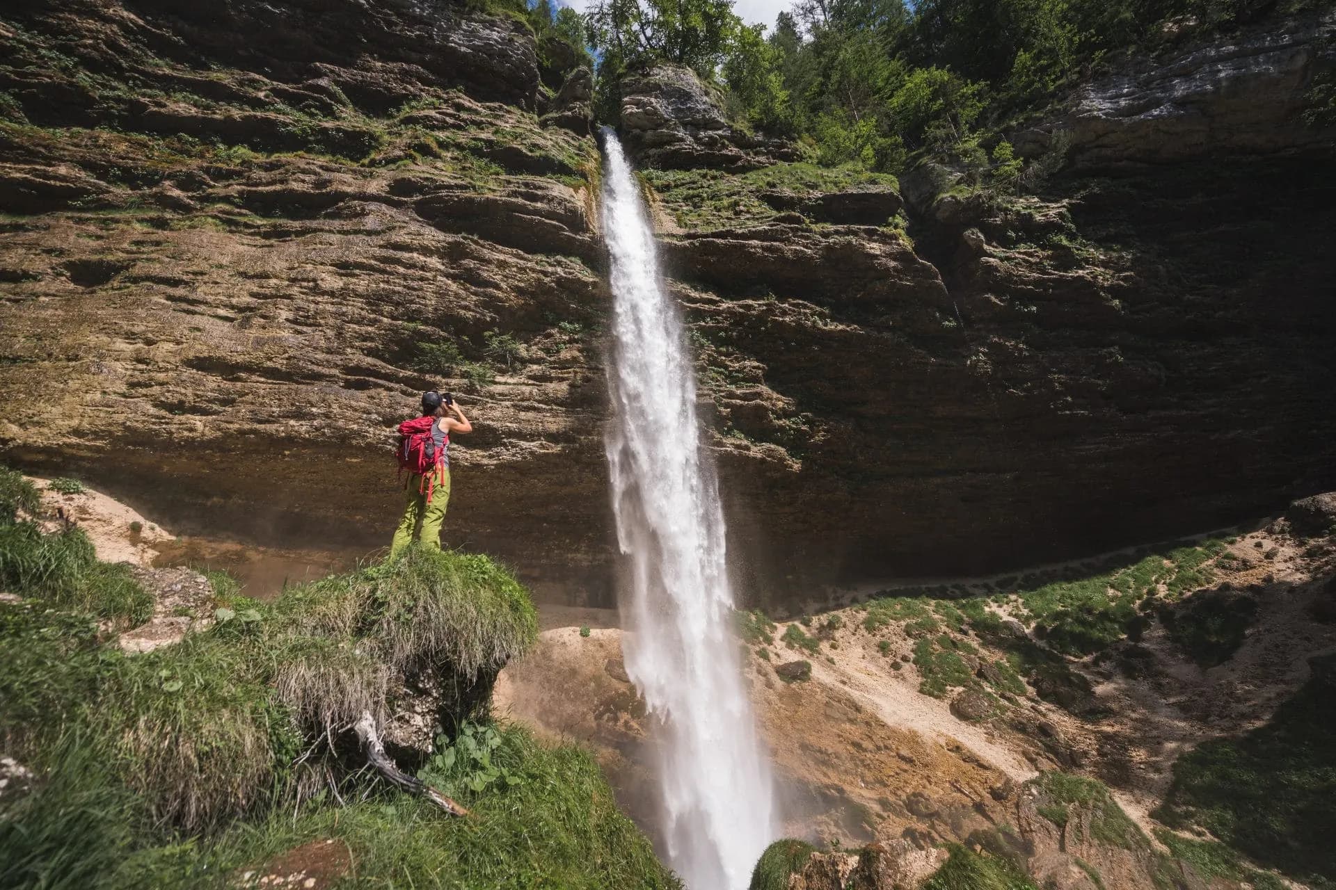 the magnificent peričnik waterfall