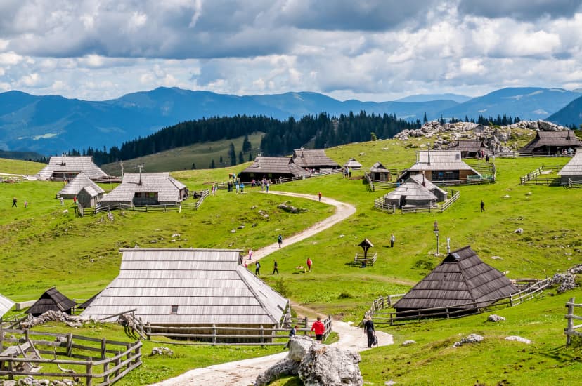 Velika planina in Slovenia