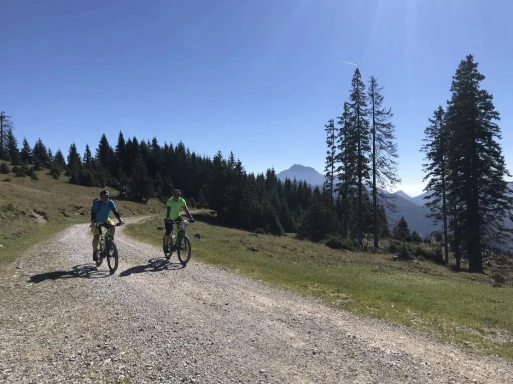 Cyclisme au-dessus de Tržič