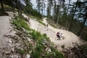 Flödesstigar i Petzen bikepark