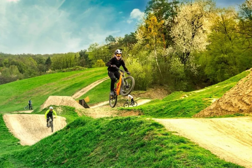 Jumpline i Kočevje løypesenter