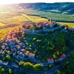 Motovun at sunset