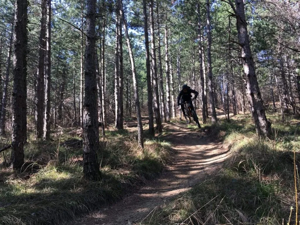 Mountainbike i Socerb