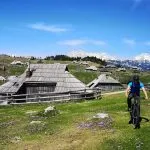 Mountainbike på Velika Planina