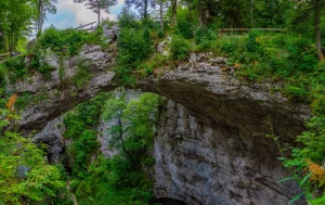 Natural bridge at Rakov Skocjan