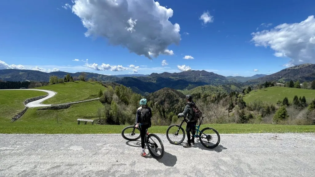 utsikten från soriška planina skidort