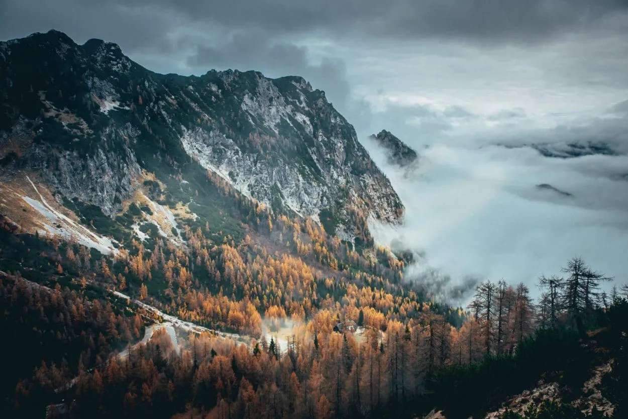 vršič pass is slovenian highers mountain pass