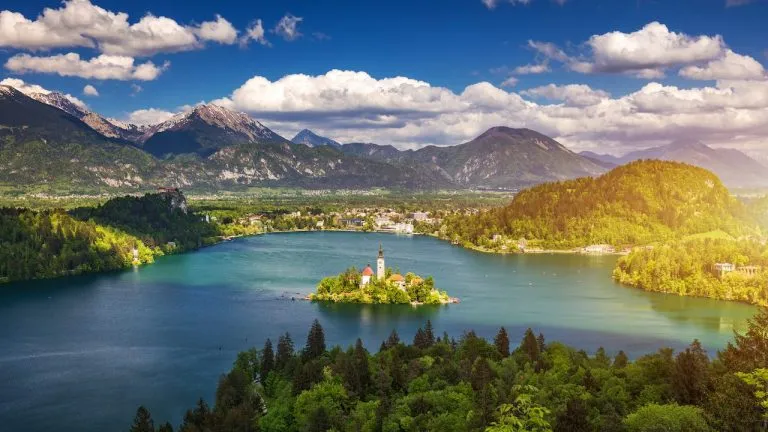 Panoramablick auf Bled